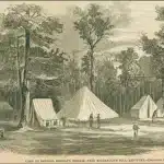 Period Civil War Camp of General Rosseau