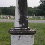 Lt Newton Davis Marker monument