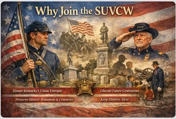 Collage of Civil War patriotic photos honor preservation history education